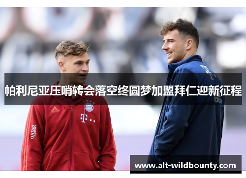 帕利尼亚压哨转会落空终圆梦加盟拜仁迎新征程